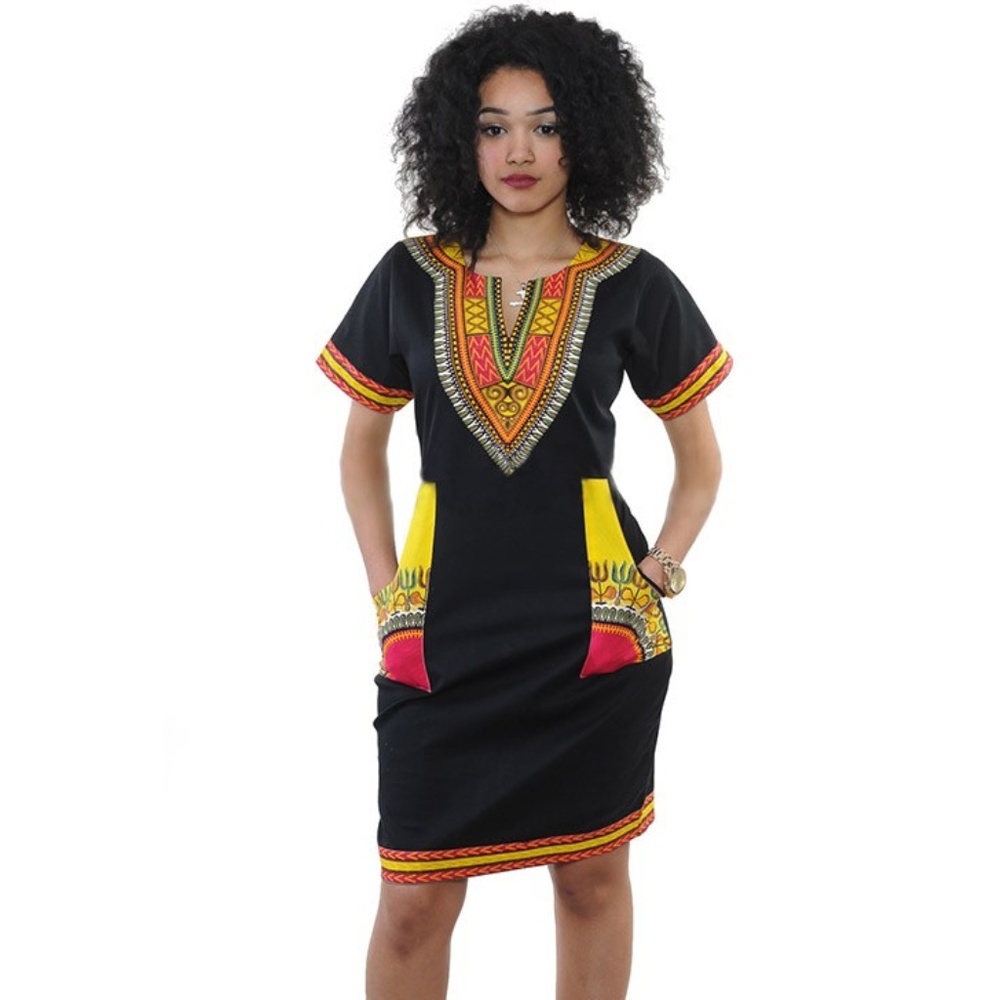 Traditional African Dashiki Dress